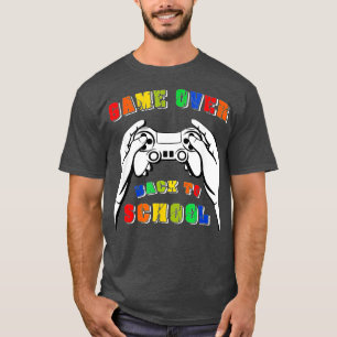Camiseta De vuelta a la escuela juego gracioso sobre la cha