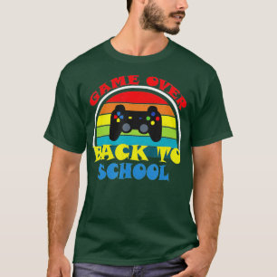 Camiseta De vuelta a la escuela juego gracioso sobre la cha