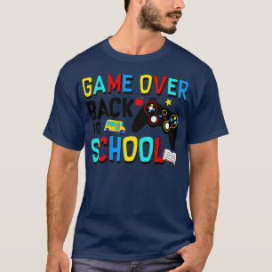 Camiseta De vuelta a la escuela juego gracioso sobre la cha