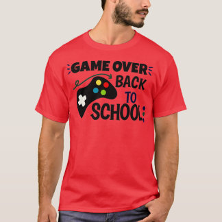 Camiseta De vuelta a la escuela juego gracioso sobre la cha