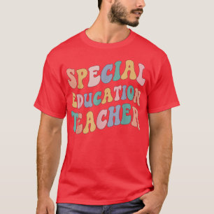 Camiseta De vuelta a la escuela, la educación especial retr