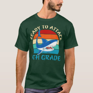 Camiseta De vuelta a la escuela lista para atacar el cuarto