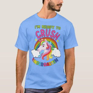 Camiseta De Vuelta A La Escuela Listo Para Aplastar A La Es