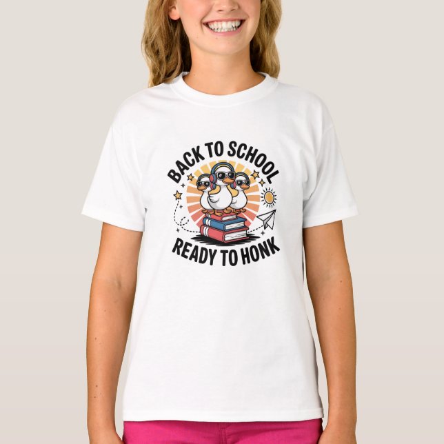 Camiseta De Vuelta A La Escuela Listo Para Hacerlo (Anverso)