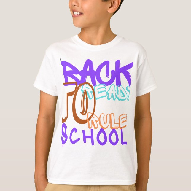 Camiseta ¡De vuelta a la escuela, listos para gobernar! (Anverso)