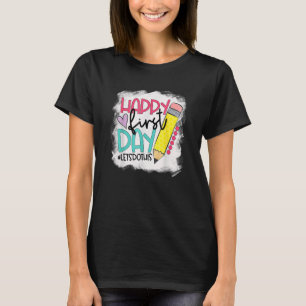Camiseta De Vuelta A La Escuela Los Niños Niños Feliz Prime