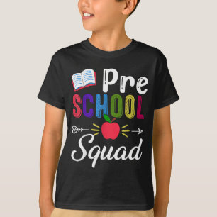 Camiseta De vuelta a la escuela maestro pre-k estudiante pr