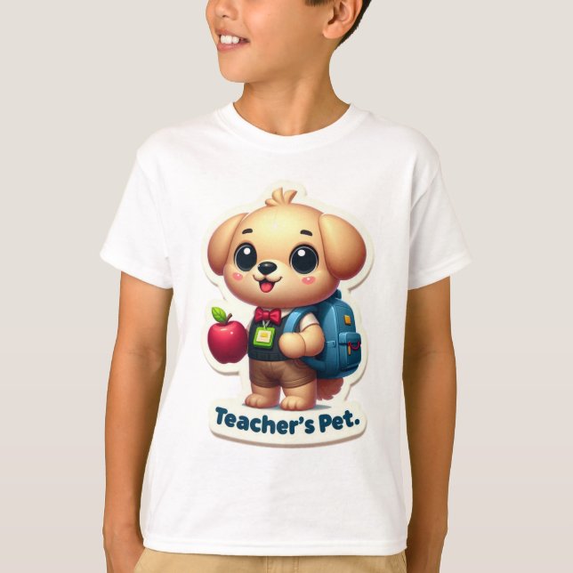 Camiseta De vuelta a la escuela "Mascota de profesores" Pun (Anverso)
