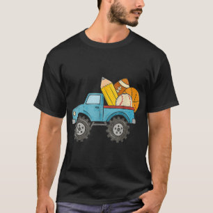Camiseta De Vuelta A La Escuela Monster Truck Bas De Fútbol