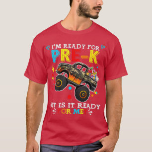 Camiseta De vuelta a la escuela Monster Truck estoy listo p