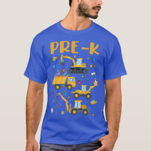 Camiseta De vuelta a la escuela niños de la construcción de