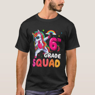 Camiseta De Vuelta A La Escuela Niños Unicornios De Sexto G