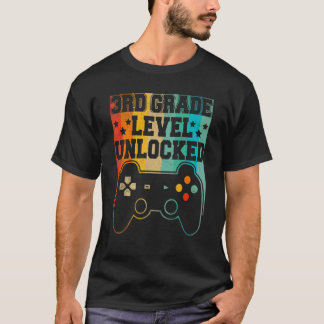 Camiseta De vuelta a la escuela nivel 3er grado desbloquead