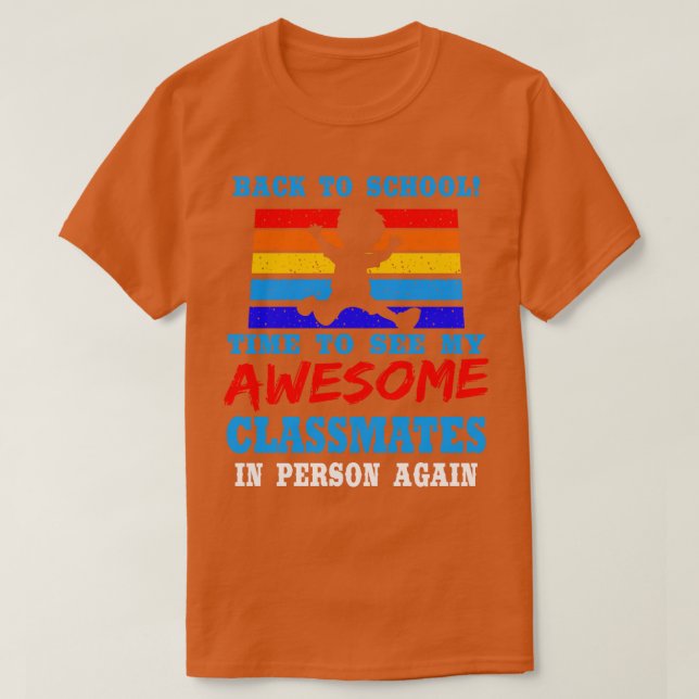 Camiseta De Vuelta A La Escuela Para Ver A Mis Ilustrables  (Diseño del anverso)