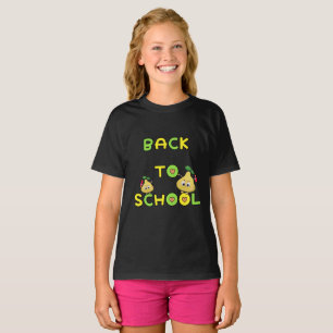 Camiseta De vuelta a la escuela peras graciosas