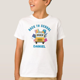 Camiseta De vuelta a la escuela personalizados personalizad