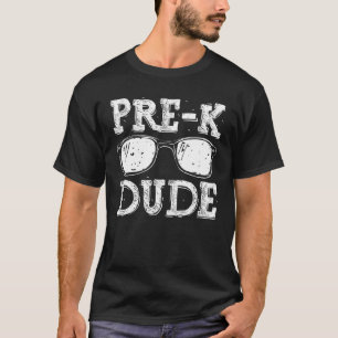 Camiseta De Vuelta A La Escuela Pre K Dude Primer Día De Pr