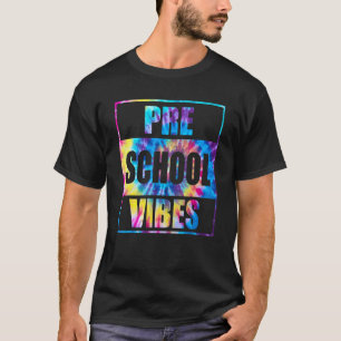 Camiseta De Vuelta A La Escuela Preescolar K Vibes Primer D