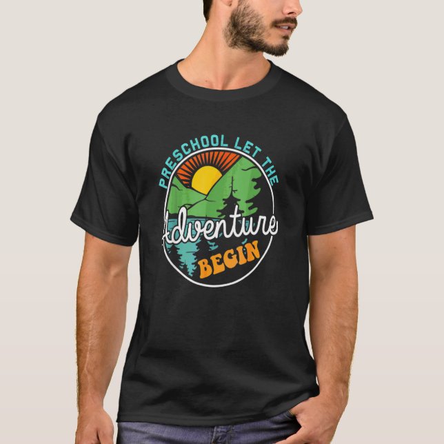 Camiseta De vuelta a la escuela Preescolar que comience la  (Anverso)