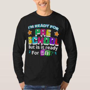 Camiseta De Vuelta A La Escuela Preparada Para El Primer Dí