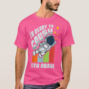 Camiseta De vuelta a la escuela primer día de 5º grado Astr