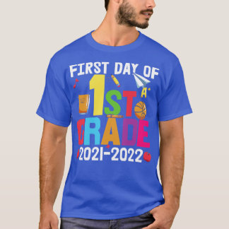 Camiseta De vuelta a la escuela-primer día de primer grado