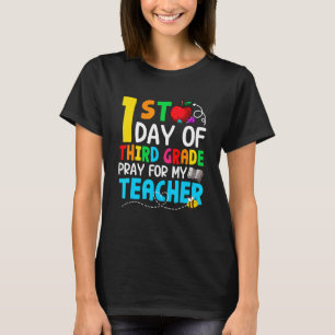 Camiseta De Vuelta A La Escuela Primer Día De Rezo De Terce
