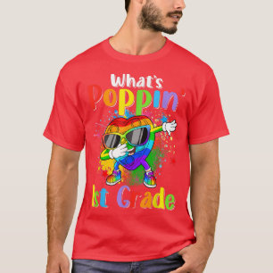 Camiseta De vuelta a la escuela primer día ¿Qué es Poppin 1