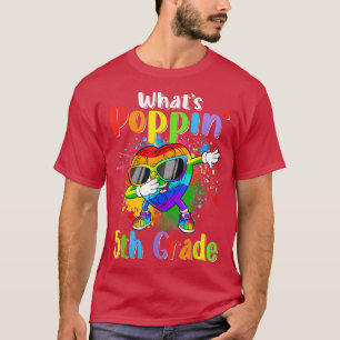 Camiseta De vuelta a la escuela primer día ¿Qué es Poppin 5