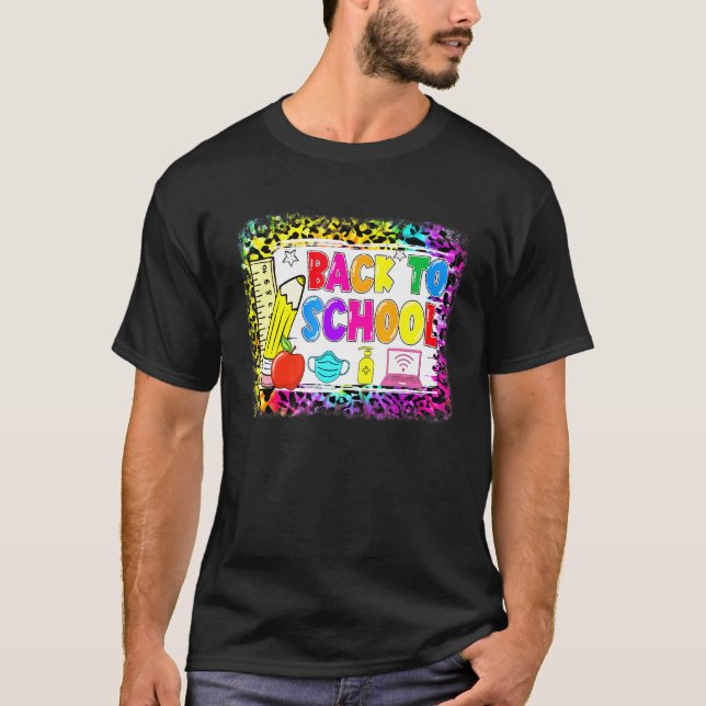 Camiseta De vuelta a la escuela: profesor de pandemia virtu (Anverso)