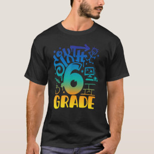 Camiseta De Vuelta A La Escuela Sexto Grado Profesora Niños