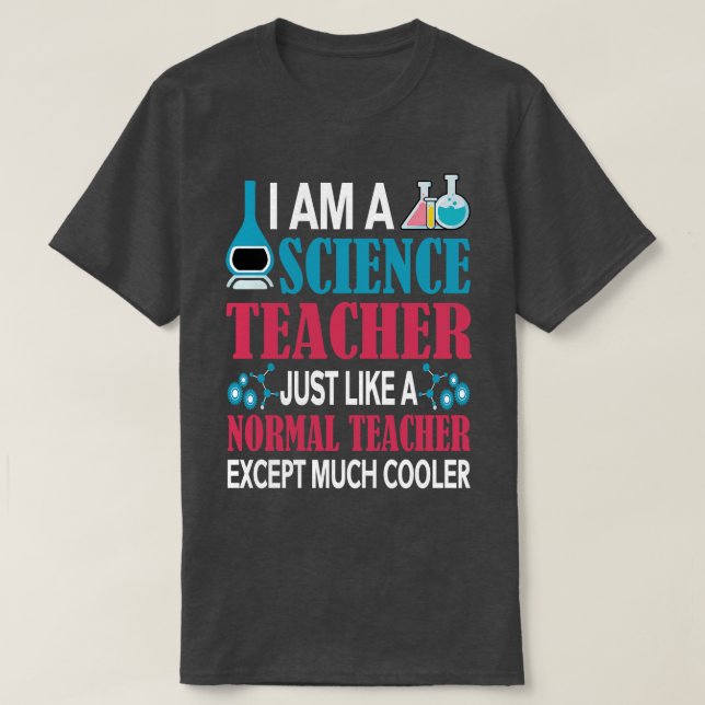 Camiseta De vuelta a la escuela- soy profesor de ciencias c (Diseño del anverso)