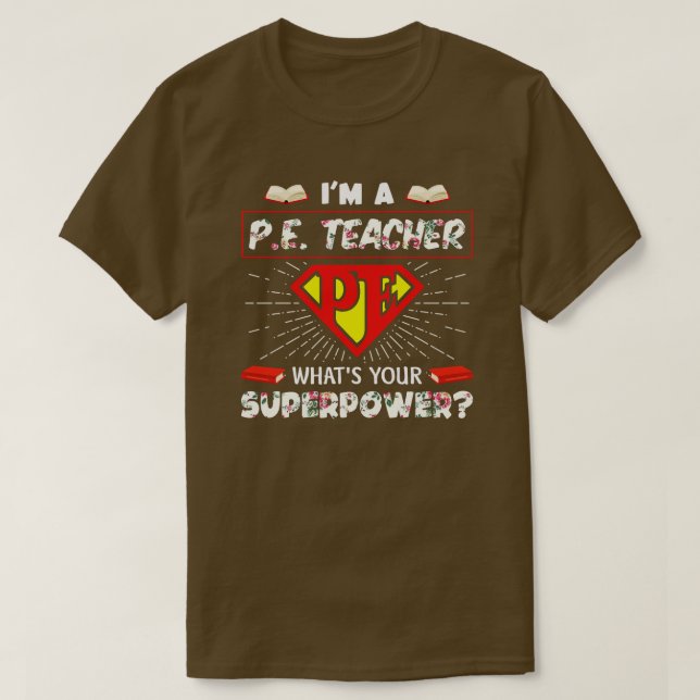 Camiseta De vuelta a la escuela, soy un p (Diseño del anverso)