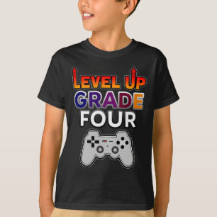 Camiseta De vuelta a la escuela Sube de nivel Cuarto Grado
