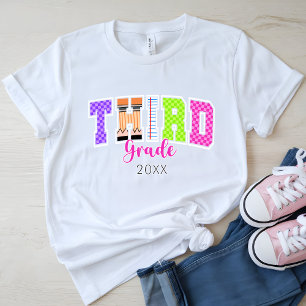 Camiseta De vuelta a la escuela tercer grado Varsity T-Shir