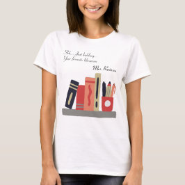 Camiseta De vuelta a la escuela tu diversión bibliotecaria 