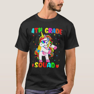 Camiseta De Vuelta A La Escuela Unicornio Dabbing Kids Cuar