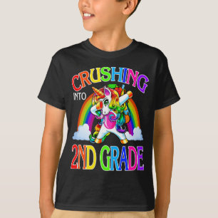 Camiseta De vuelta a la escuela, Unicornio de segundo grado