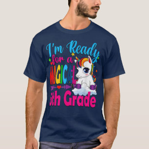 Camiseta De vuelta a la escuela Unicornio listo para el mág