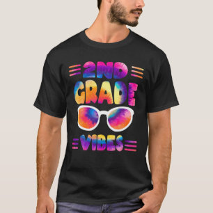 Camiseta De Vuelta A La Escuela Vibes De 2º Grado , Profeso