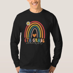 Camiseta De vuelta a la escuela vibraciones de sexto grado 