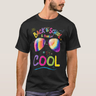 Camiseta De Vuelta A La Escuela Y Sensación De Gafas De Sol