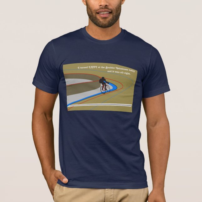 Camiseta Dé vuelta a la izquierda en el velódromo de (Anverso)