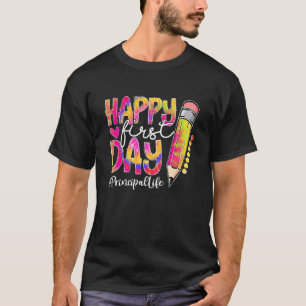 Camiseta De vuelta a la vida de director escolar Lápiz Tint