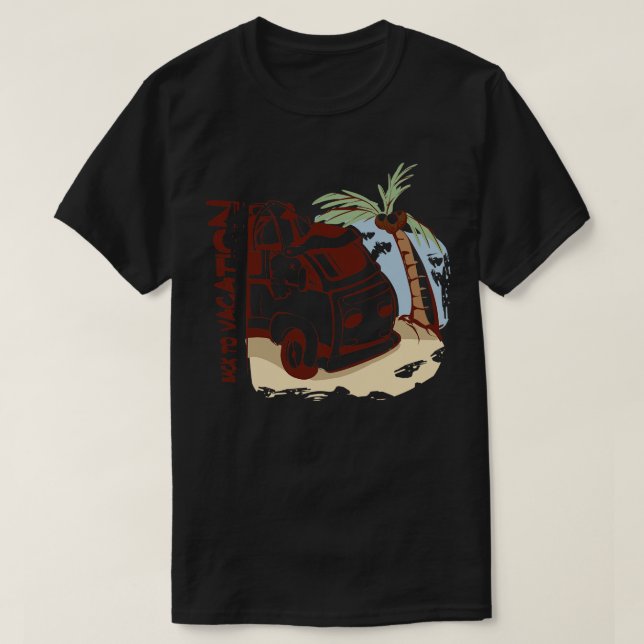 Camiseta De vuelta a las vacaciones TShirt (Diseño del anverso)