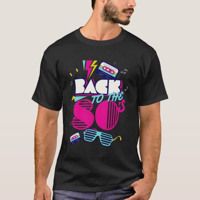 Camiseta De Vuelta A Los 80 Amo Los 80 (Anverso)