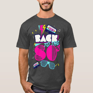 Camiseta De vuelta a los 80 Tees Vintage Retro I Love 80s D