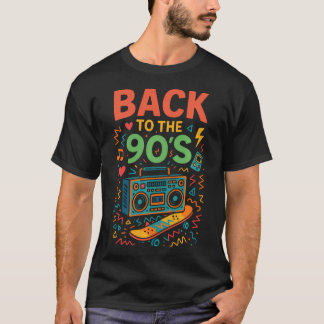 Camiseta De vuelta a los 90 - Antiguo Vintage Retro de los