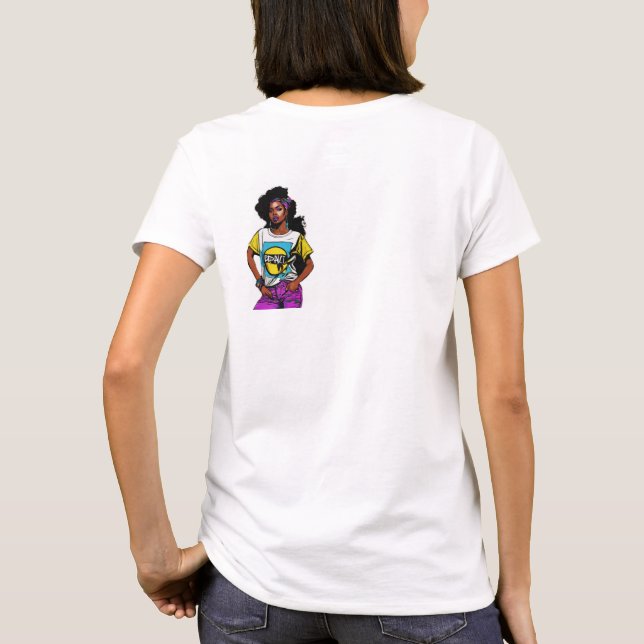 Camiseta De vuelta a los 90: Tee de Vibes Retro (Reverso)