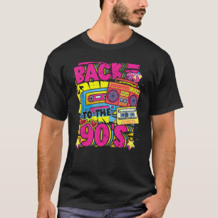 Camiseta De vuelta a los 90's Disco Radio y Techno Era Vin
